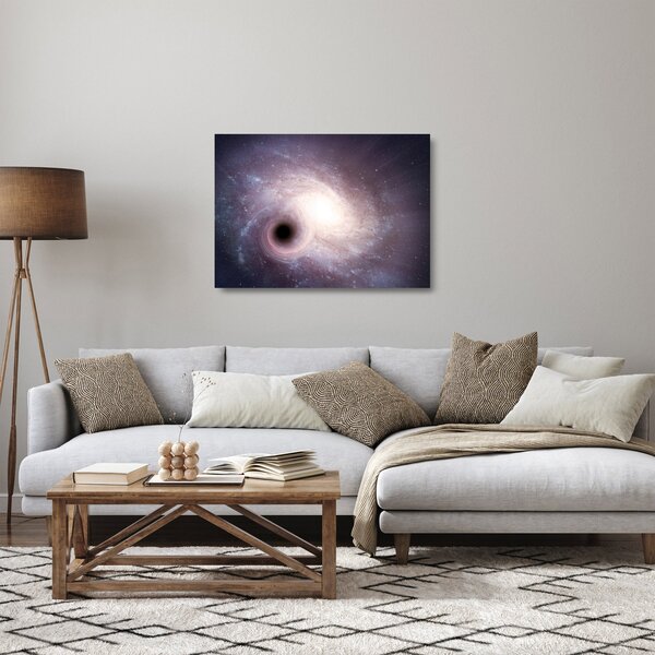 Obraz na szkle - Galaktyki spiralne (70x50 cm)