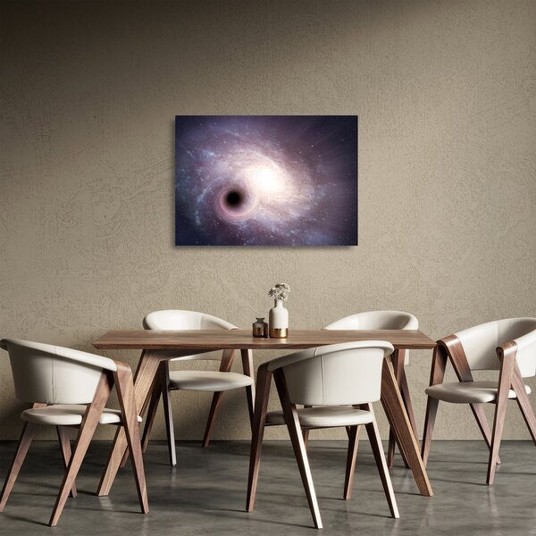 Obraz na szkle - Galaktyki spiralne (70x50 cm)