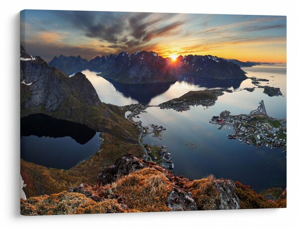 Obraz - Krajobraz górski, Norwegia (70x50 cm)