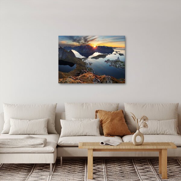 Obraz - Krajobraz górski, Norwegia (70x50 cm)