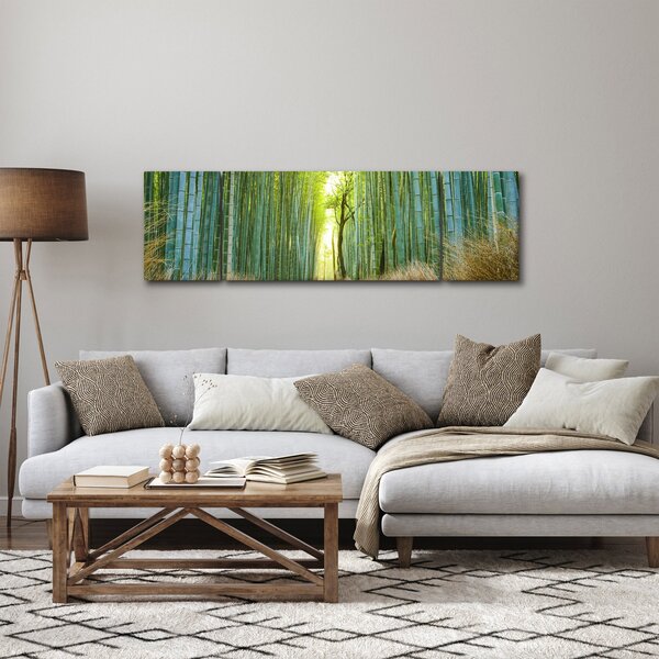 Obraz - Las bambusowy (170x50 cm)