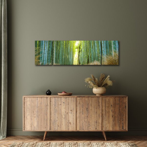 Obraz - Las bambusowy (170x50 cm)