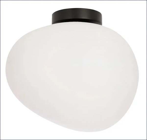 Nowoczesna lampa sufitowa z białym kloszem D210 B8-R77