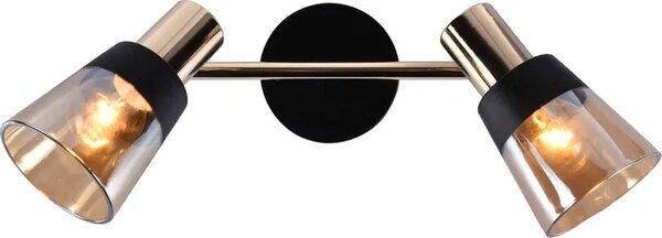 Dwukloszowa lampa sufitowa w stylu glamour - S5-G54