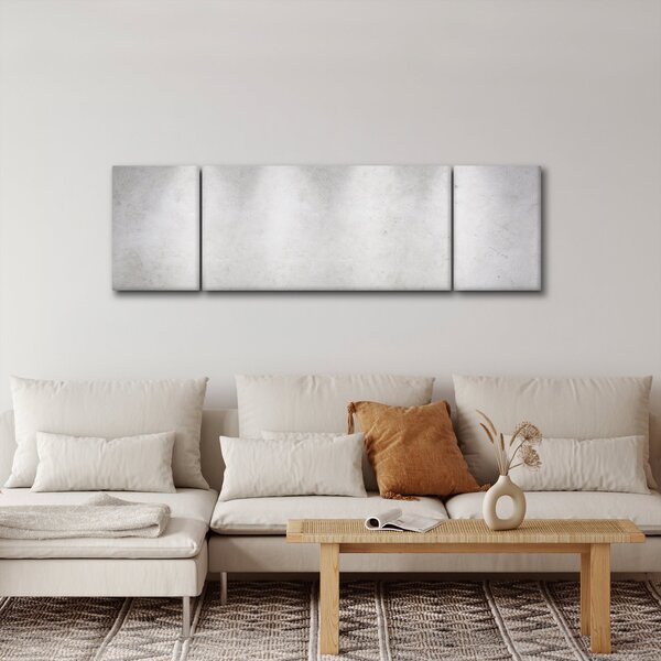 Obraz - Betonowa ściana z oświetleniem (170x50 cm)