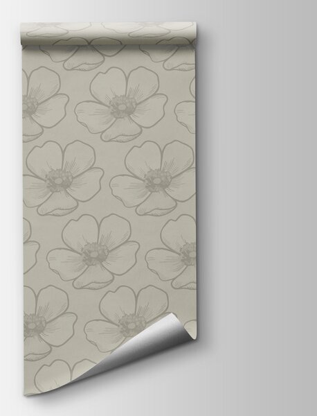 Fototapeta Wzór kwiatowy na białym tle, Fototapety Kwiaty, Popularne Fototapety, t01072v1 - Tapeko.pl