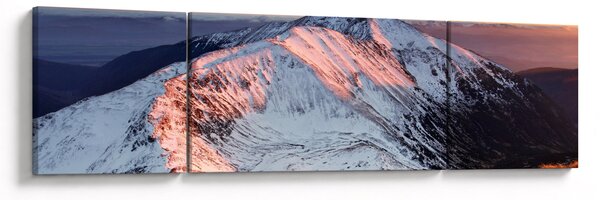 Obraz - Zimowa panorama górska II. (170x50 cm)