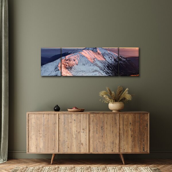 Obraz - Zimowa panorama górska II. (170x50 cm)