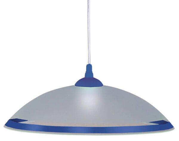 Biało-niebieska kuchenna lampa wisząca - S563-Toba