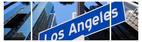 Obraz - Los Angeles (170x50 cm)
