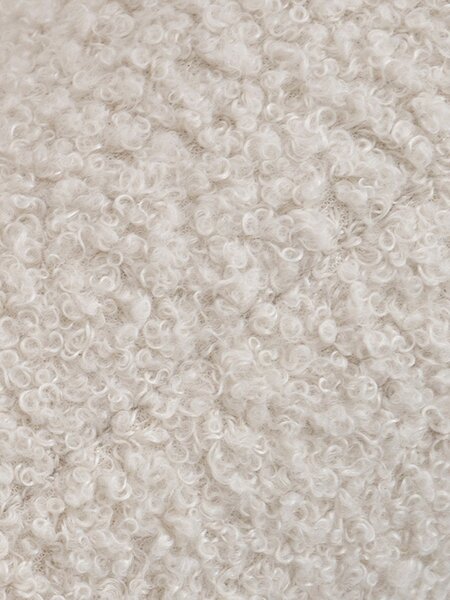 Sofa rozkładana Nido trzyosobowa 140 cm z pojemnikiem - jasny beżowy boucle Quelle 03
