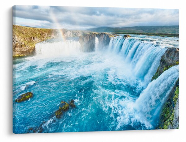 Obraz - Wodospad Godafoss (70x50 cm)