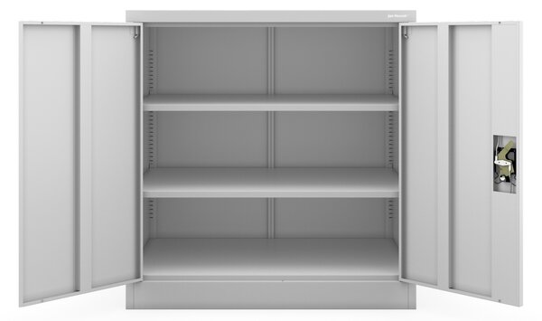 Szafka na akta osobowe, głęboka, szara, 900x930x600 mm: BEATA D600
