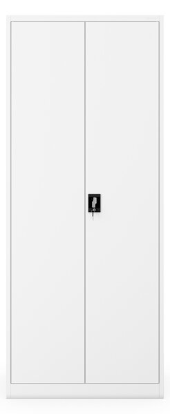 Szafa biurowa metalowa wysoka na dokumenty biała, 900x2200x400 mm: JAN H2200