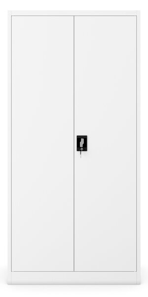 Szafa biurowa metalowa głęboka na dokumenty biała, 900x1850x600 mm: JAN D600