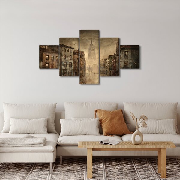 Obraz - Malowanie miasta (125x70 cm)