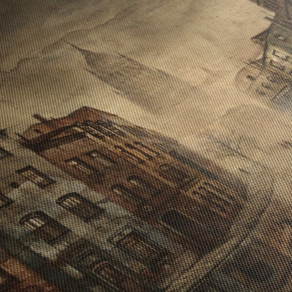 Obraz - Malowanie miasta (170x50 cm)