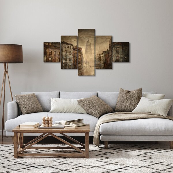Obraz - Malowanie miasta (125x70 cm)
