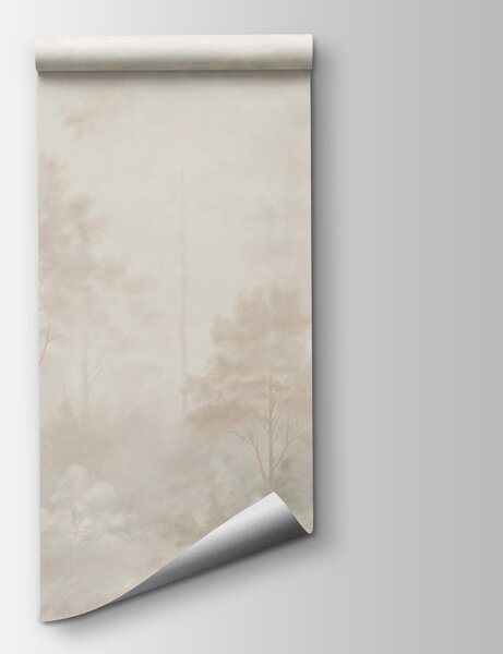 Fototapeta Zamglony las z drzewami, Fototapety Natura, Popularne Fototapety, t00948 - Tapeko.pl