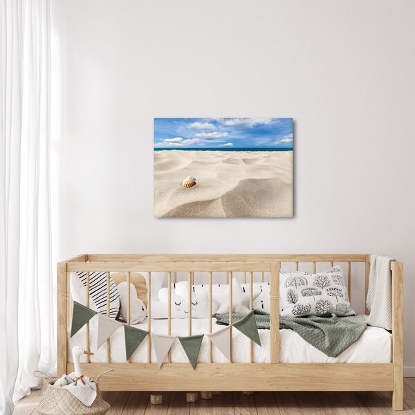 Obraz - Muszle na plaży (70x50 cm)