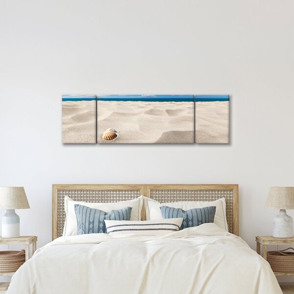 Obraz - Muszle na plaży (170x50 cm)