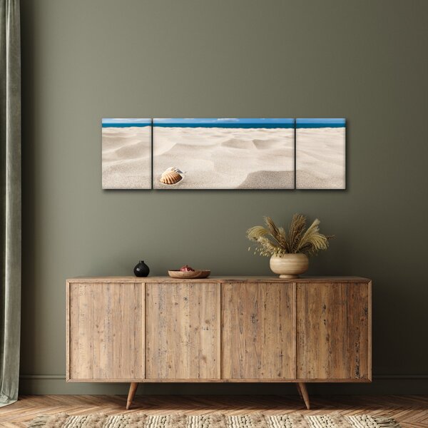 Obraz - Muszle na plaży (170x50 cm)