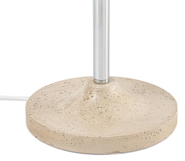 Lampa stołowa Elovie NOLA, biały / opal, salon / jadalnia, kamień, skandynawski