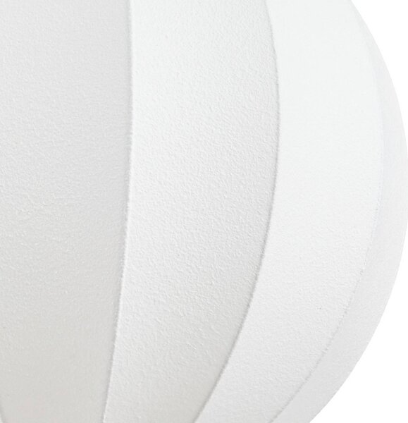 Lampa wisząca Elovie NOLA, możliwość ściemniania, biały / opal, salon / jadalnia, tkanina / materiał / jedwab, skandynawski