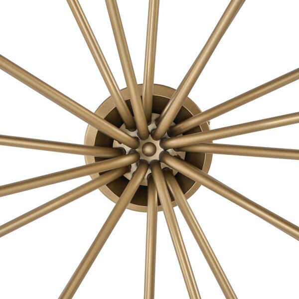 Lampa sufitowa Ariadne Lucande, możliwość ściemniania, mosiężny / złoty, salon / jadalnia, metal, nowoczesny