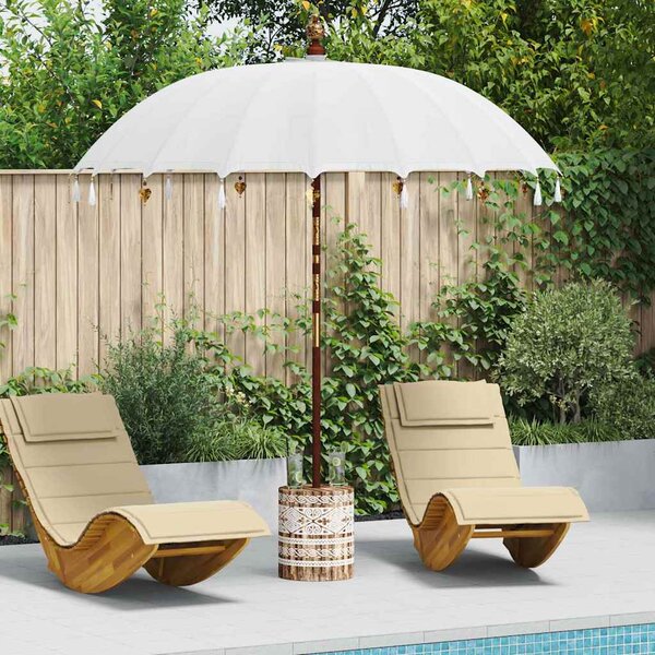 Baliński Parasol z Bazą Kremowy 215 x 215 x 260 cm