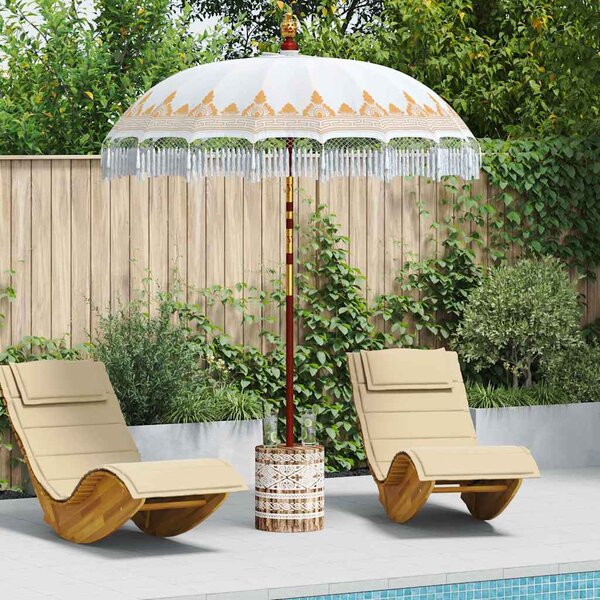 Baliński Parasol z Bazą Kremowy 185 x 185 x 260 cm