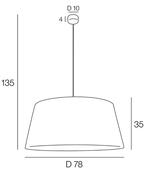 COREP Lampa wisząca Tambour, możliwość ściemniania, kremowy / amber, salon / jadalnia, tkanina / materiał / jedwab