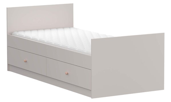 MebleMWM Łóżko OLAF 90x200 | Cashmere