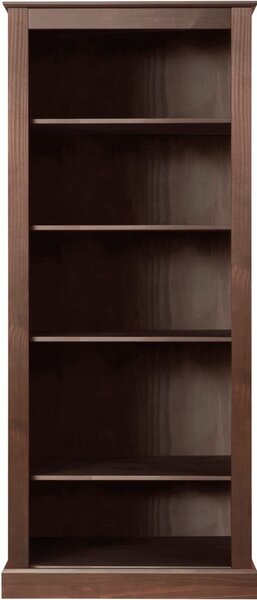 Brązowy regał z litego drewna sosnowego 181x31 cm Mille – Støraa