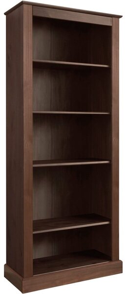 Brązowy regał z litego drewna sosnowego 181x31 cm Mille – Støraa