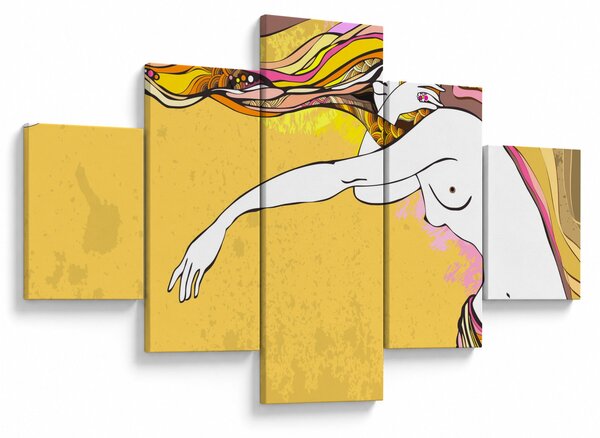 Obraz - Dziewczyna (125x70 cm)