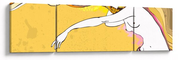 Obraz - Dziewczyna (170x50 cm)