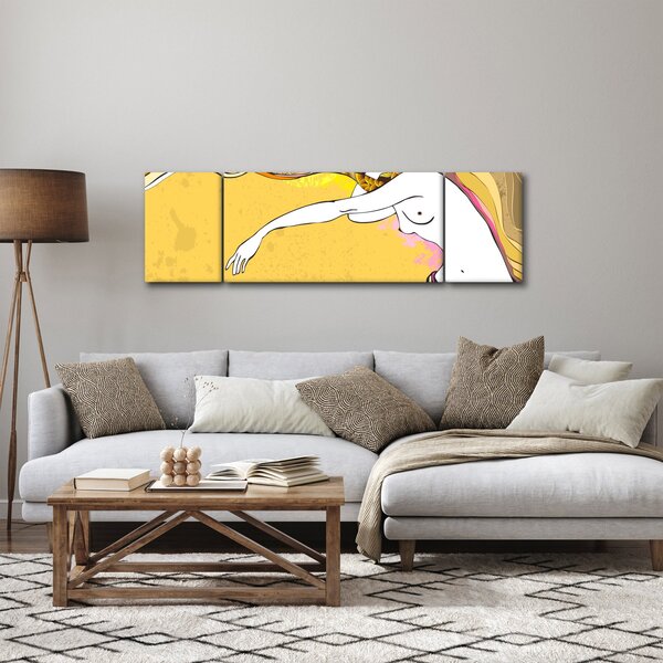 Obraz - Dziewczyna (170x50 cm)