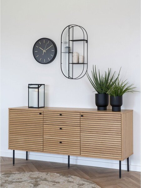 Niska komoda w dekorze dębu w naturalnym kolorze 150x74 cm Kyoto – House Nordic
