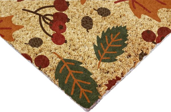 Wycieraczka z włókna kokosowego 40x60 cm Autumn Leaves – Artsy Doormats