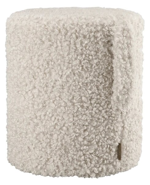 Beżowy puf z materiału bouclé Teddy – Blomus