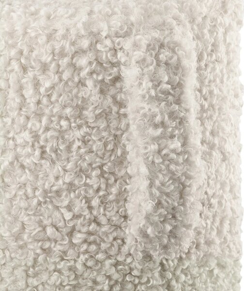 Beżowy puf z materiału bouclé Teddy – Blomus