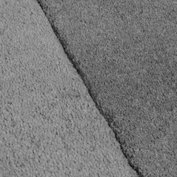 Czarno-szary wełniany dywan tkany ręcznie 120x180 cm Lozenge Monochrome – Flair Rugs