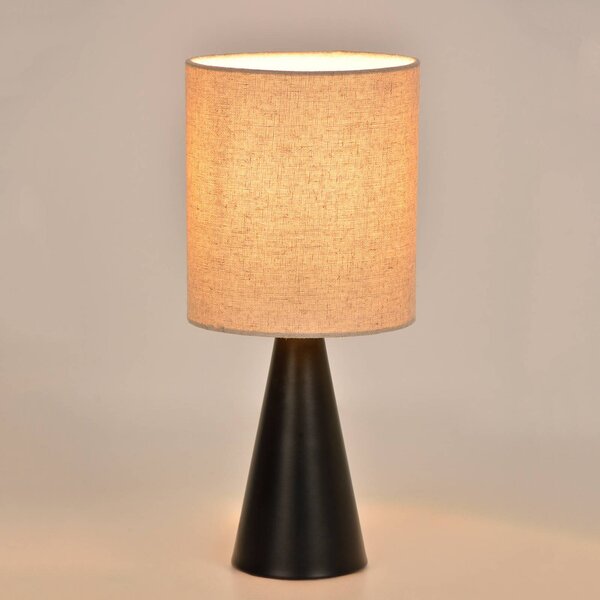 COREP Lampa stołowa Sally, czarny, salon / jadalnia, metal, nowoczesny