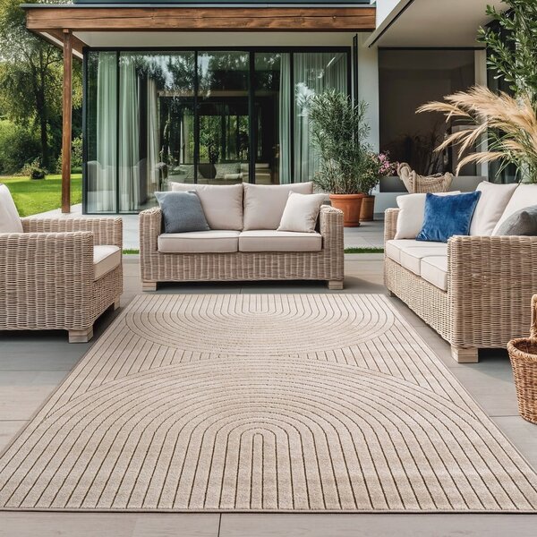 Beżowy dywan odpowiedni na zewnątrz 80x150 cm Nova 1201 – Ayyildiz Carpets