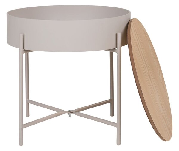 Metalowy okrągły stolik ø 40 cm Sisco – House Nordic