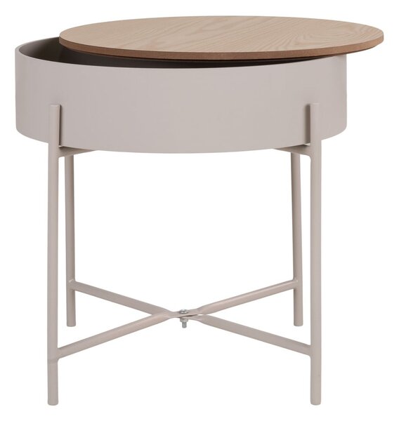 Metalowy okrągły stolik ø 40 cm Sisco – House Nordic