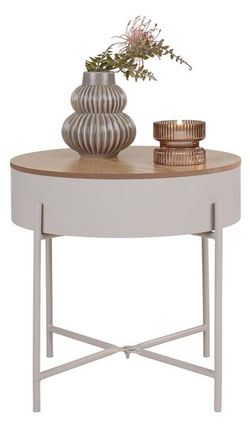 Metalowy okrągły stolik ø 40 cm Sisco – House Nordic