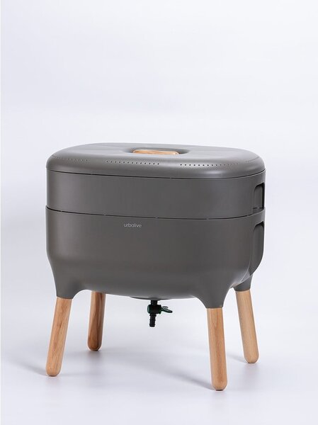 Szary kompostownik 21,7 l Urbalive – Plastia