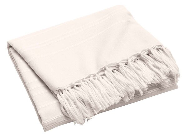 Kremowa bawełniana narzuta 180x220 cm Lilia – douceur d'intérieur